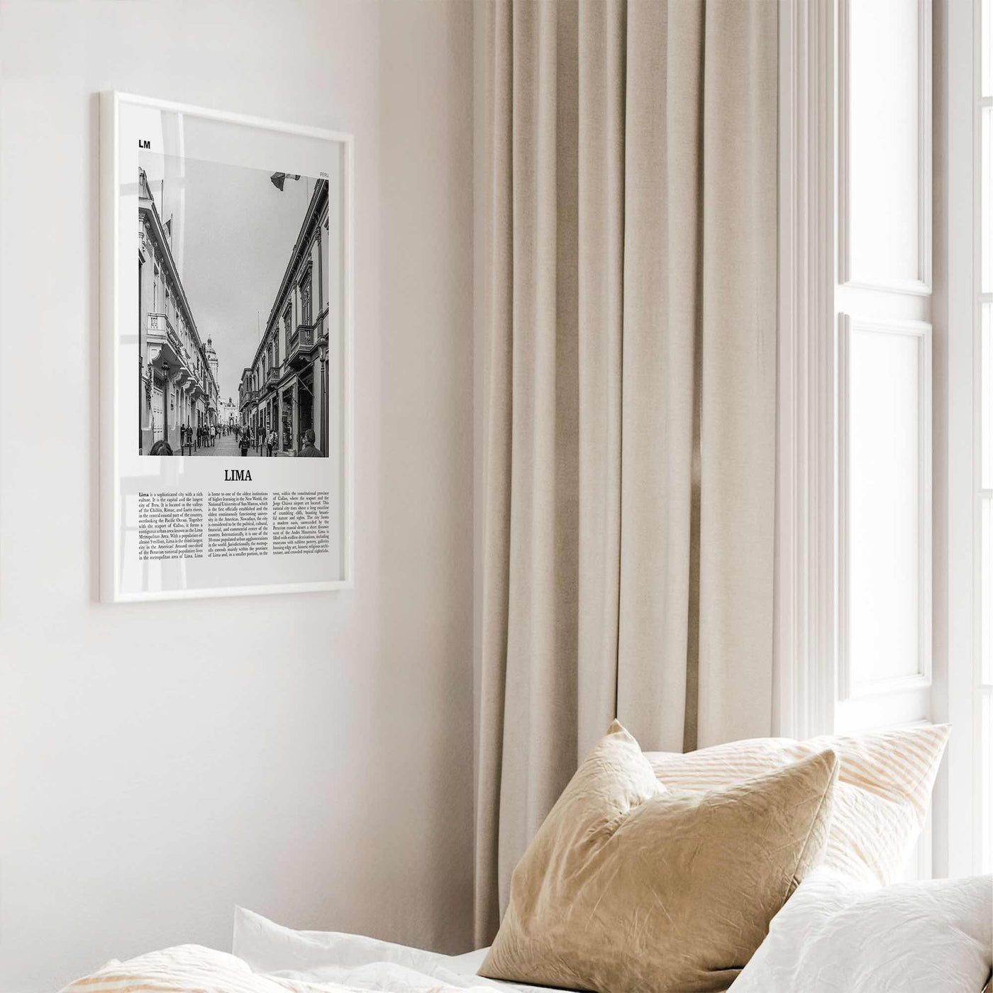 Lima Print Black and White No 3, Lima Wall Art, Lima Poster, Lima Photo, Lima Wall Decor, City Art Print, Peru, Perú, South America