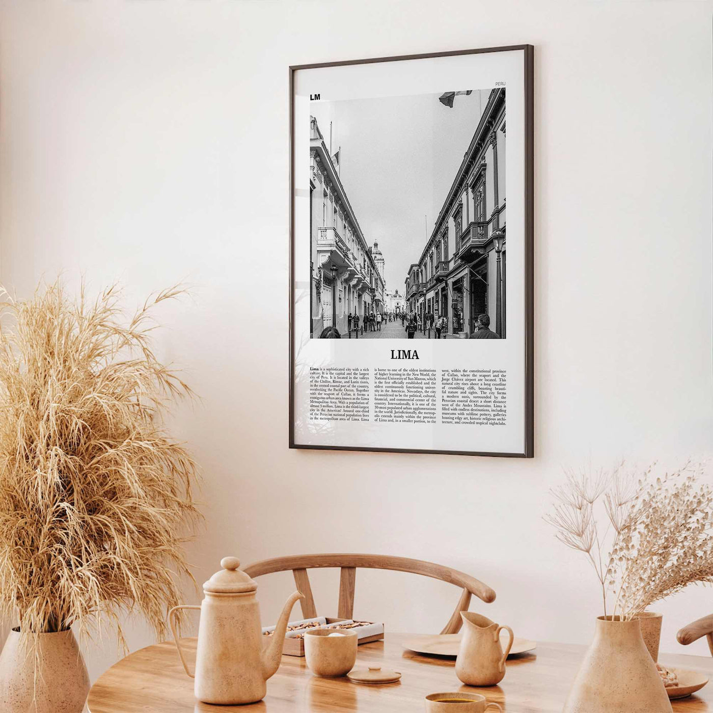 Lima Print Black and White No 3, Lima Wall Art, Lima Poster, Lima Photo, Lima Wall Decor, City Art Print, Peru, Perú, South America