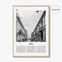 Lima Print Black and White No 3, Lima Wall Art, Lima Poster, Lima Photo, Lima Wall Decor, City Art Print, Peru, Perú, South America