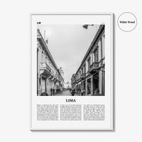 Lima Print Black and White No 3, Lima Wall Art, Lima Poster, Lima Photo, Lima Wall Decor, City Art Print, Peru, Perú, South America