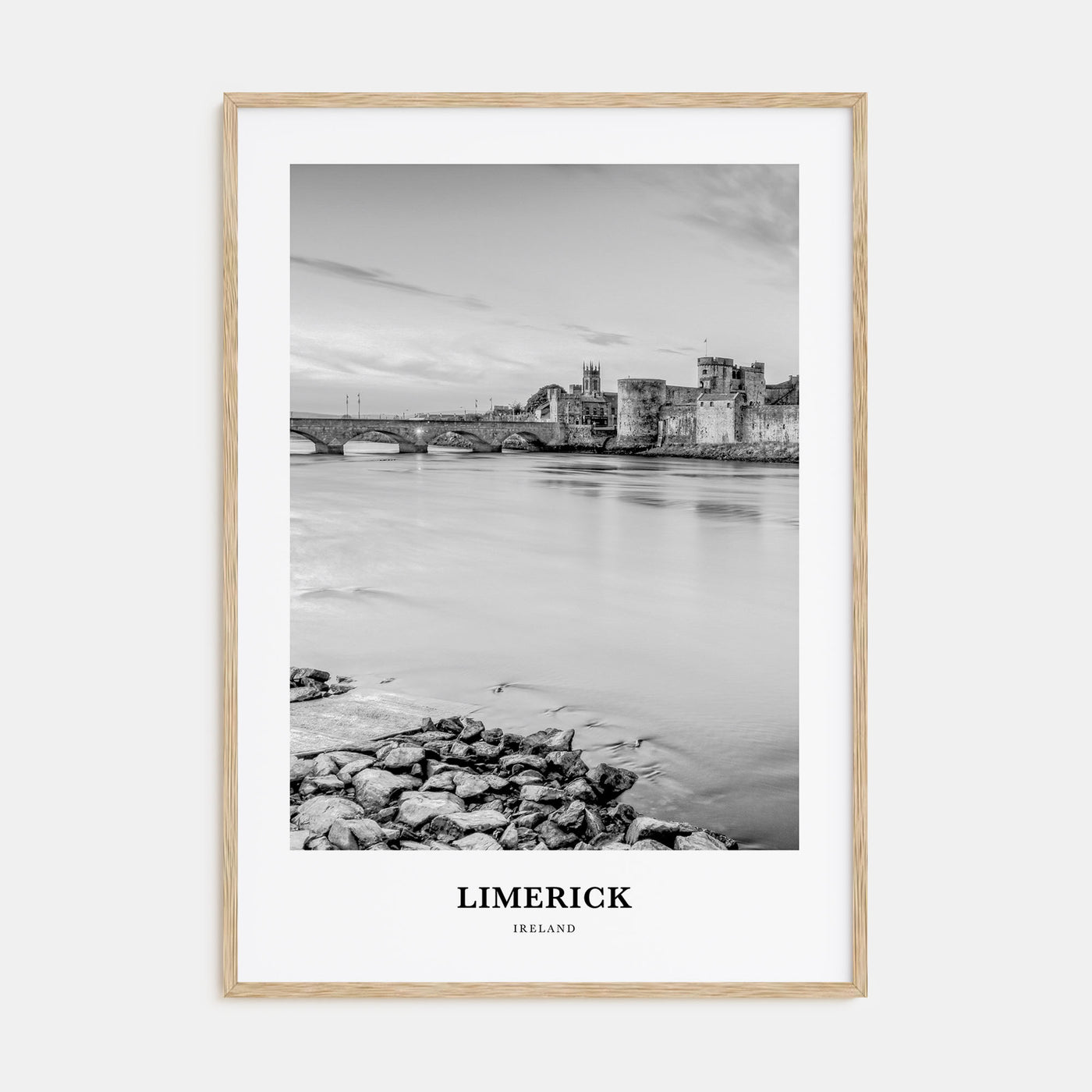 Limerick Portrait B&W Poster