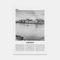 Limerick Travel B&W Poster