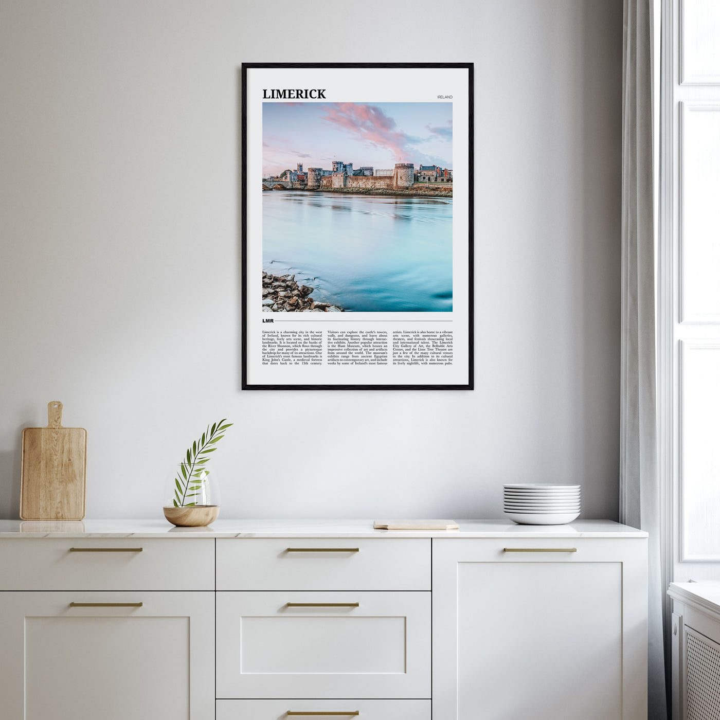 Limerick Travel Color Poster