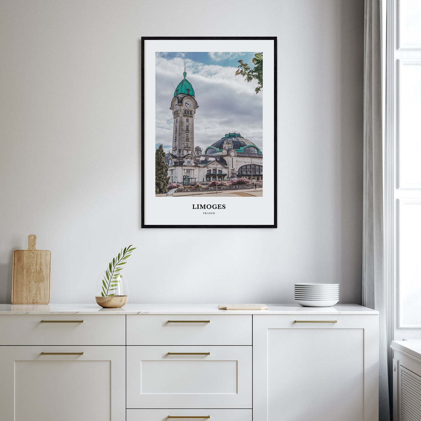 Limoges Portrait Color Poster