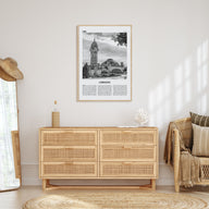 Limoges Travel B&W Poster