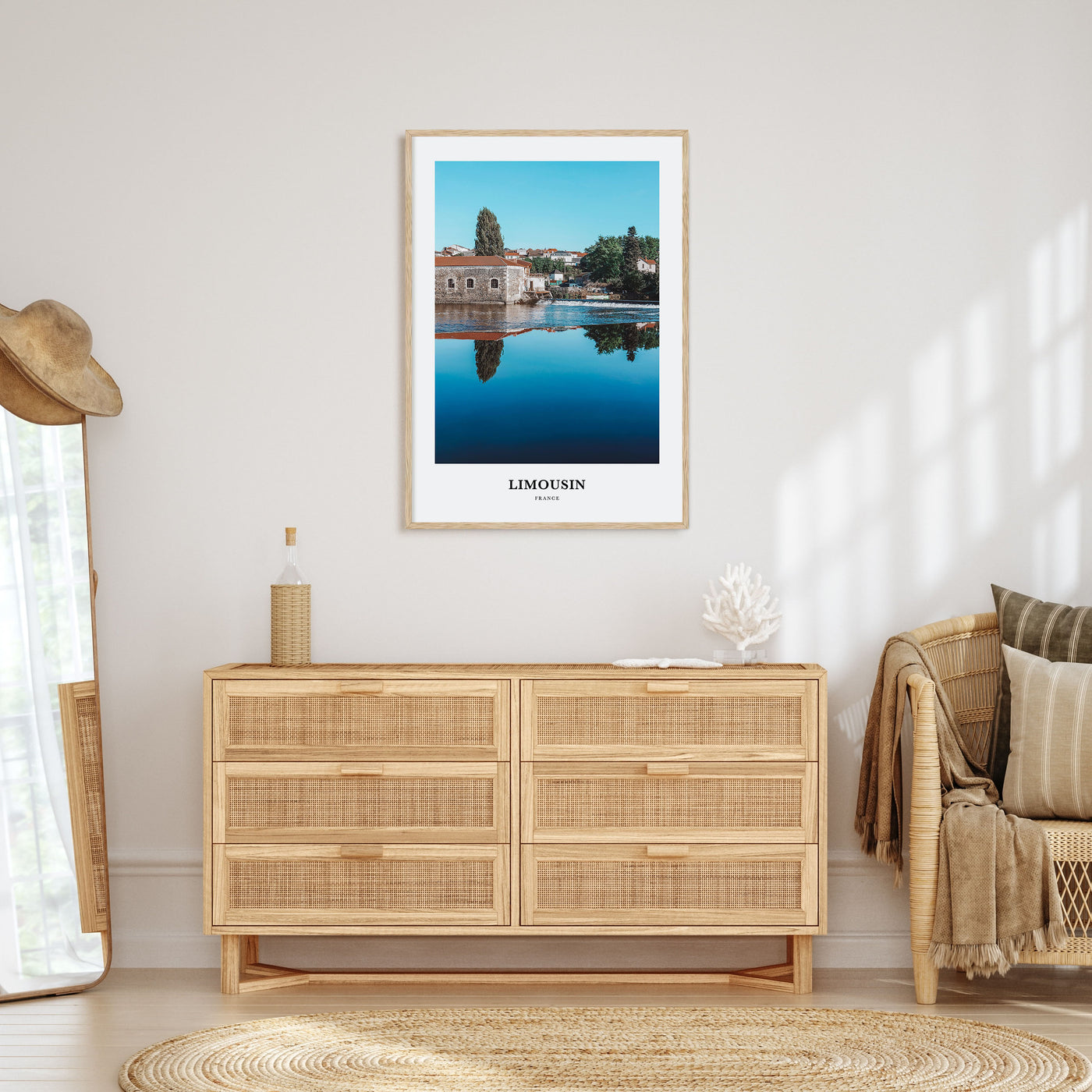 Limousin Portrait Color Poster