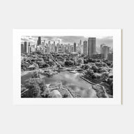 Lincoln Park Landscape B&W Poster