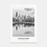 Lincoln Park Portrait B&W No 1 Poster