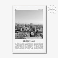 Lincoln Park Print Black and White No 2, Lincoln Park Wall Art, Lincoln Park Poster, Lincoln Park Photo, Chicago, Illinois, USA