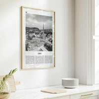 Linz Print Black and White, Linz Wall Art, Linz Poster, Linz Photo, Linz Wall Décor, Linz Map, Austria