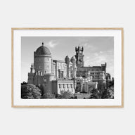 Lisbon Landscape B&W Poster
