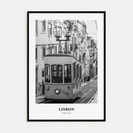 Lisbon Portrait B&W No 1 Poster