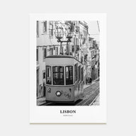 Lisbon Portrait B&W No 1 Poster