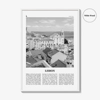 Lisbon Print Black and White No 2, Lisbon Wall Art, Lisbon Poster, Lisbon Photo, Lisbon Wall Decor, Portugal, Lisboa, Portuguesa, Europe