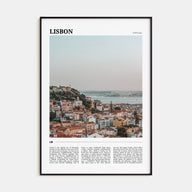 Lisbon Travel Color Poster