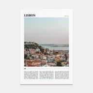 Lisbon Travel Color Poster