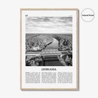 Lithuania Print Black and White, Lithuania Wall Art, Lithuania Poster, Lithuania Photo, Lietuva, Lietuvos, Vilnius, Baltic, Europe