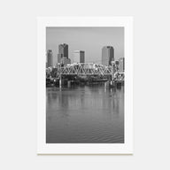 Little Rock Photo B&W Poster