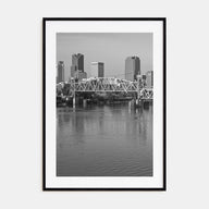 Little Rock Photo B&W Poster