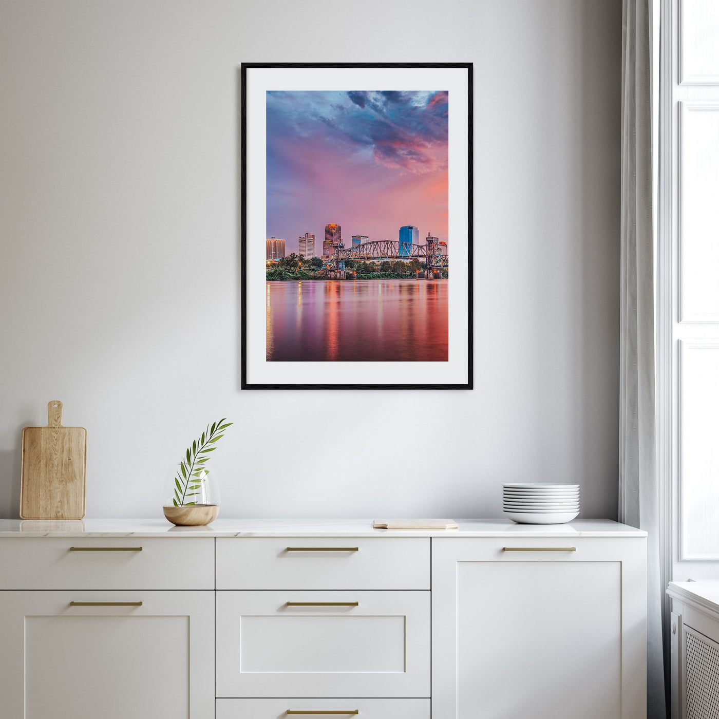 Little Rock Photo Color Poster