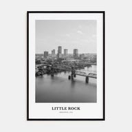 Little Rock Portrait B&W Poster