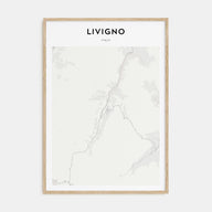Livigno Map Portrait Poster