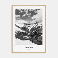 Livigno Portrait B&W Poster