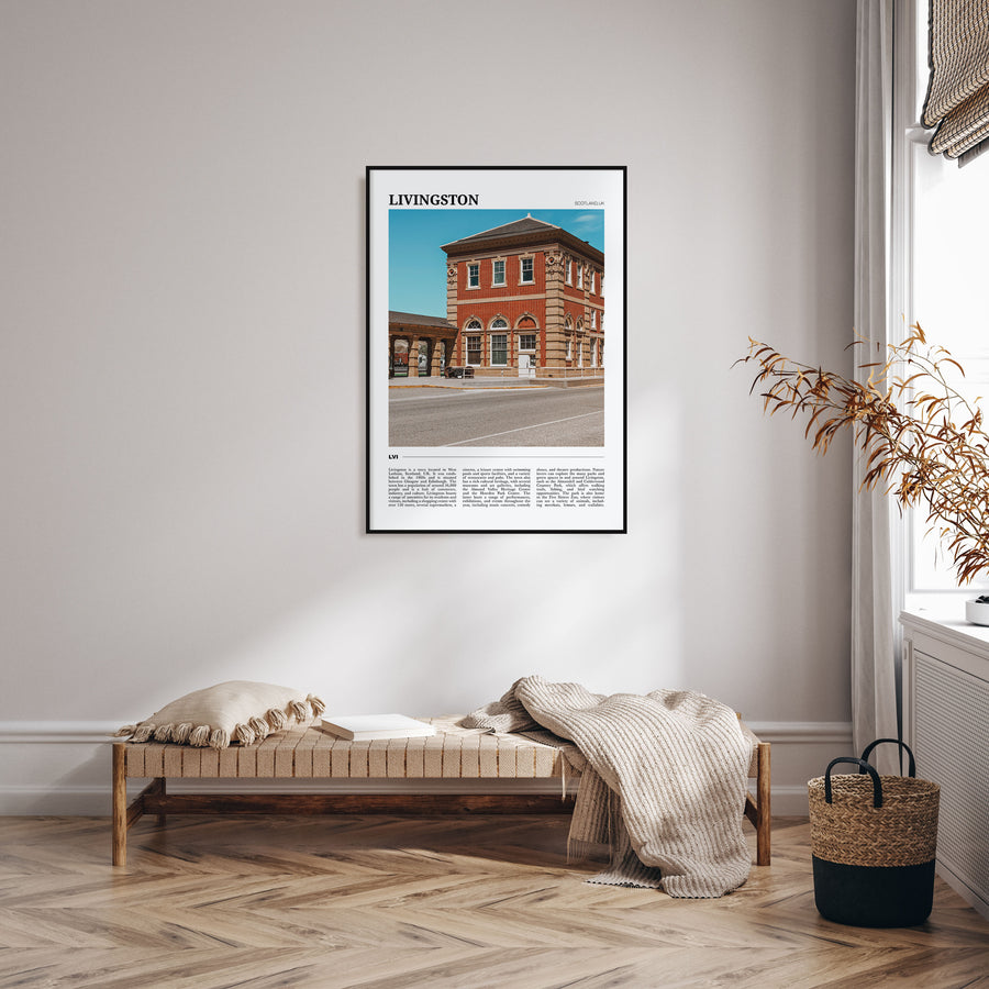 Livingston Travel Color Poster