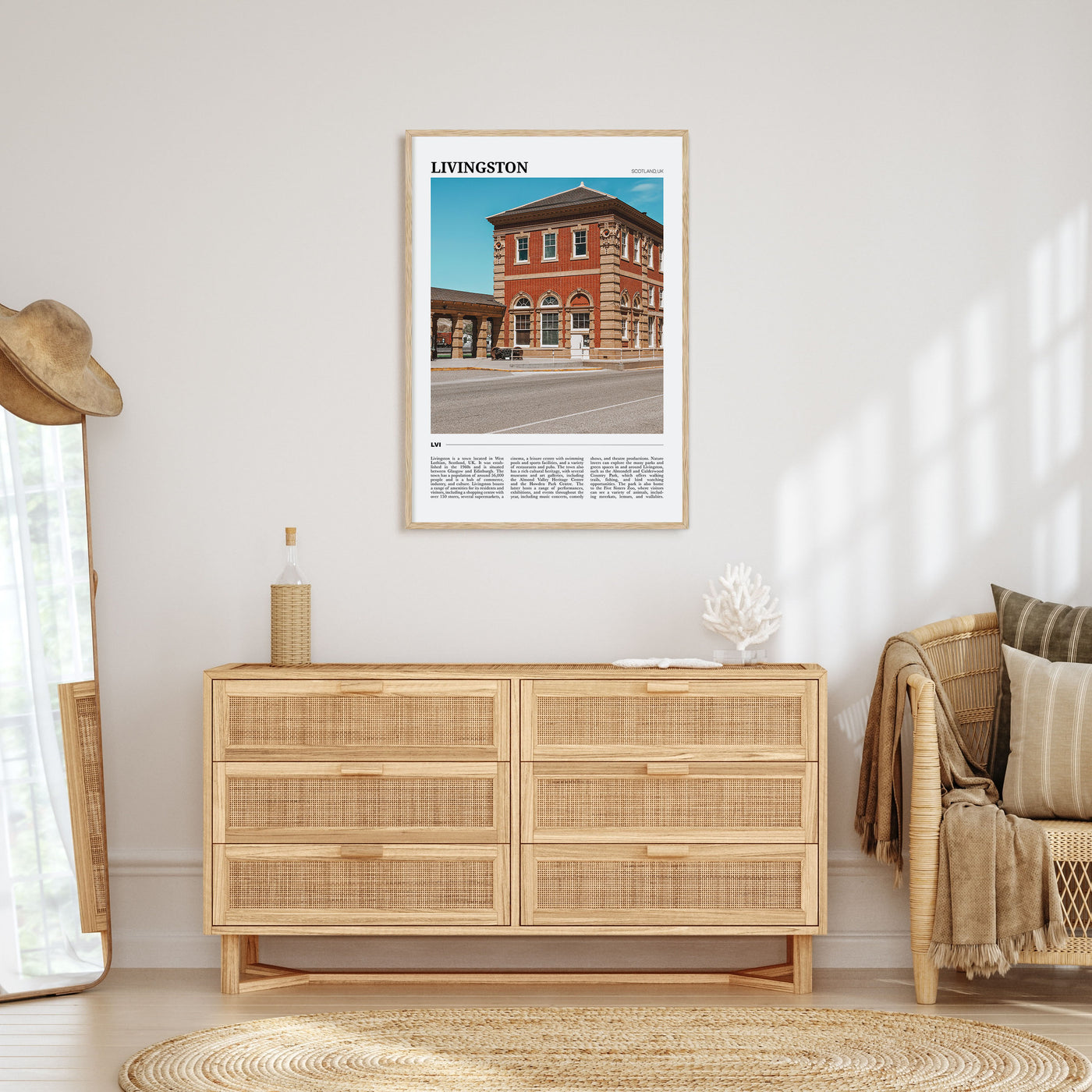 Livingston Travel Color Poster