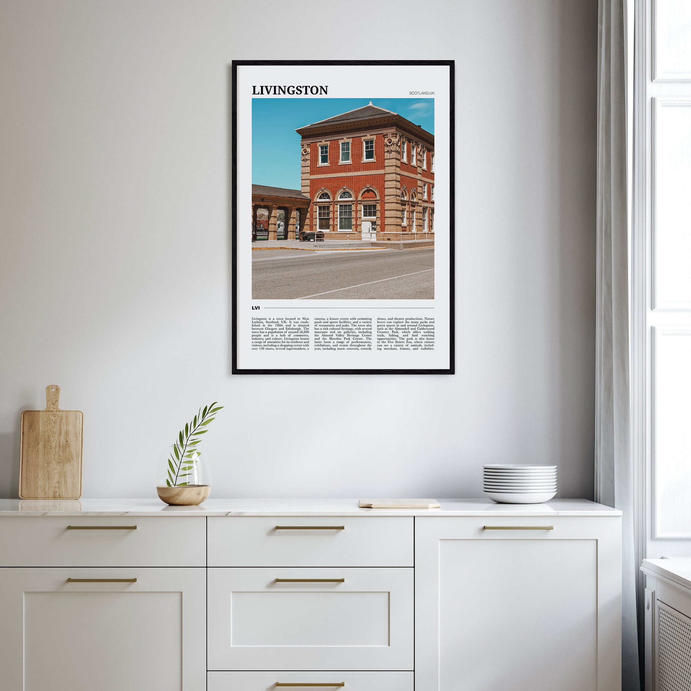 Livingston Travel Color Poster