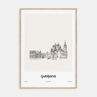 Ljubljana Drawn Poster