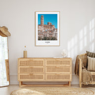 Lleida Portrait Color Poster