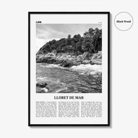 Lloret De Mar Print Black and White No 1, Lloret de Mar Art, Lloret de Mar Poster, Lloret de Mar Photo, Lloret de Mar Décor