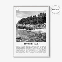 Lloret De Mar Print Black and White No 1, Lloret de Mar Art, Lloret de Mar Poster, Lloret de Mar Photo, Lloret de Mar Décor