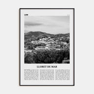 Lloret de Mar Travel B&W No 2 Poster