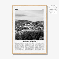 Lloret De Mar Print Black and White No 2, Lloret de Mar Art, Lloret de Mar Poster, Lloret de Mar Photo, Lloret de Mar Décor