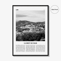 Lloret De Mar Print Black and White No 2, Lloret de Mar Art, Lloret de Mar Poster, Lloret de Mar Photo, Lloret de Mar Décor