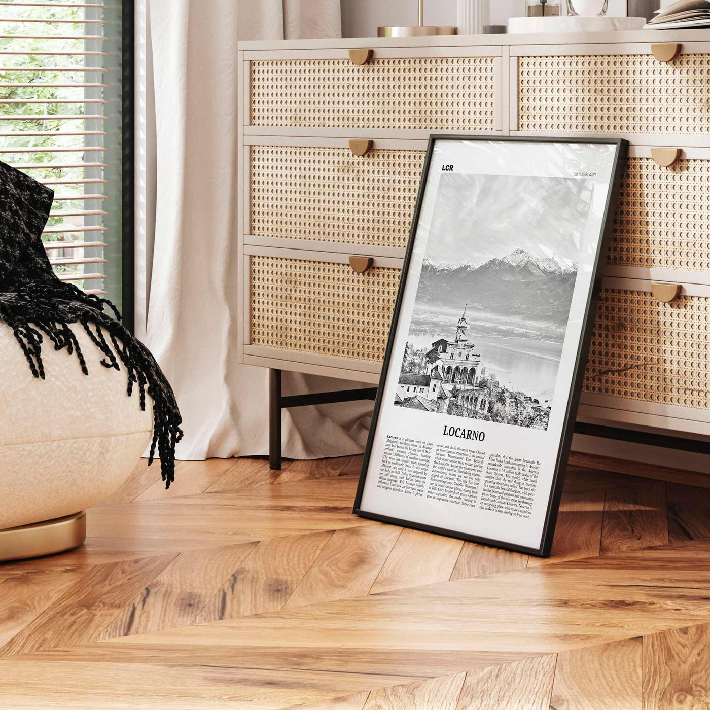 Locarno Print Black and White, Locarno Wall Art, Locarno Poster, Locarno Photo, Locarno Wall Décor, Switzerland, Swiss, Ticino, Locarno