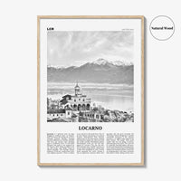 Locarno Print Black and White, Locarno Wall Art, Locarno Poster, Locarno Photo, Locarno Wall Décor, Switzerland, Swiss, Ticino, Locarno