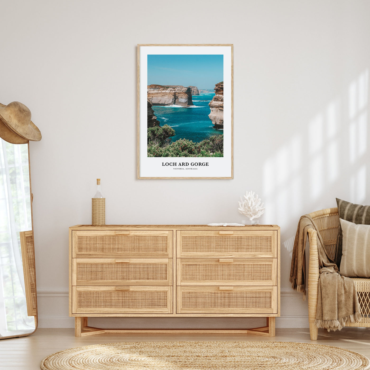 Loch Ard Gorge Portrait Color Poster