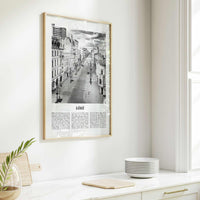 Lodz Print Black and White, Łódź Wall Art, Łódź Poster, Łódź Photo, Łódź Wall Décor, Łódź Map, Poland