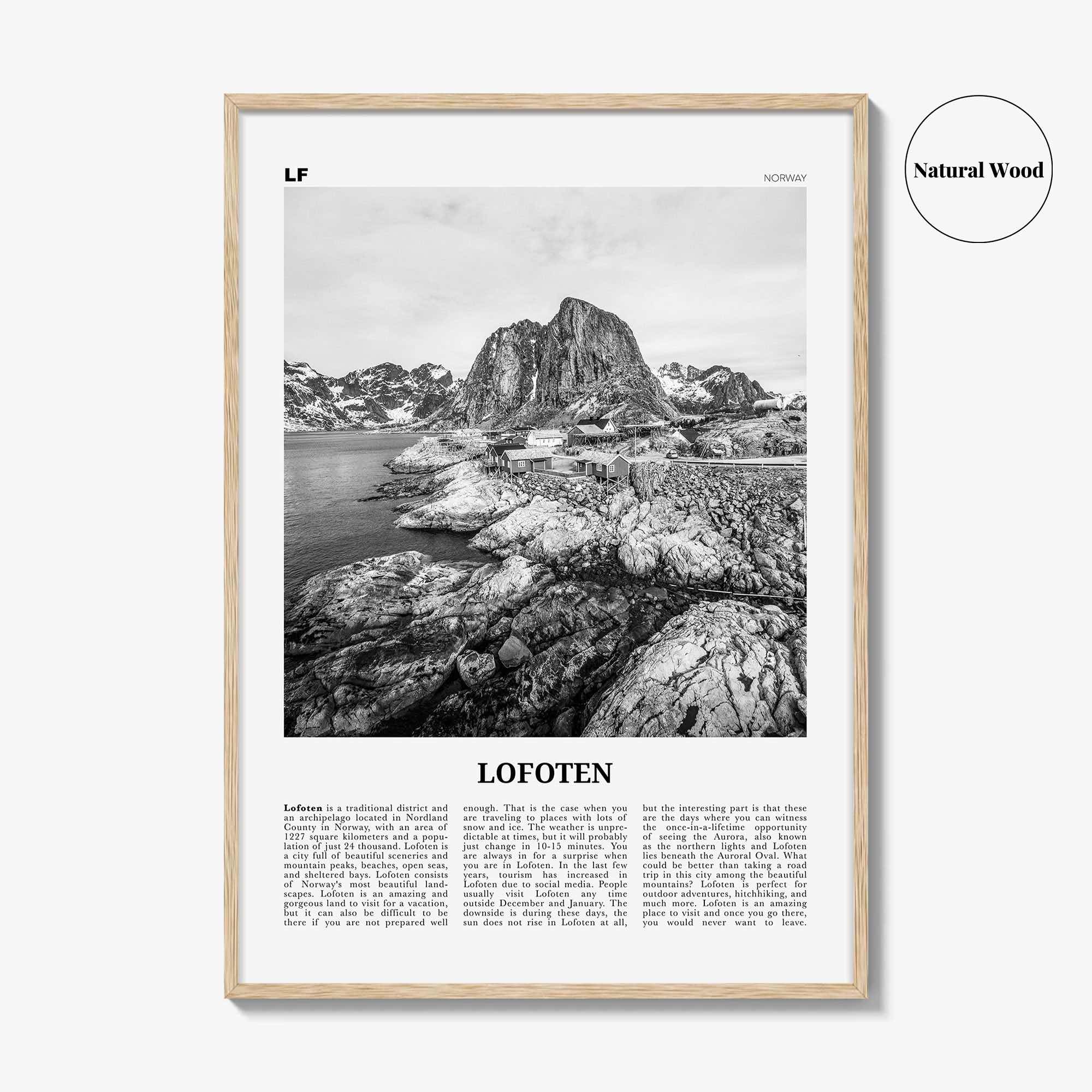 Lofoten Print Black and White, Lofoten Wall Art, Lofoten Poster, Lofoten Photo, Lofoten Wall Décor, Lofoten Map, Norway