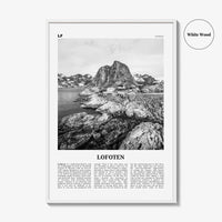 Lofoten Print Black and White, Lofoten Wall Art, Lofoten Poster, Lofoten Photo, Lofoten Wall Décor, Lofoten Map, Norway