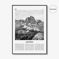 Lofoten Print Black and White, Lofoten Wall Art, Lofoten Poster, Lofoten Photo, Lofoten Wall Décor, Lofoten Map, Norway