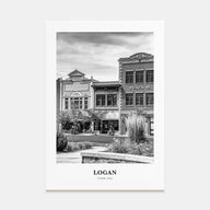 Logan Portrait B&W Poster