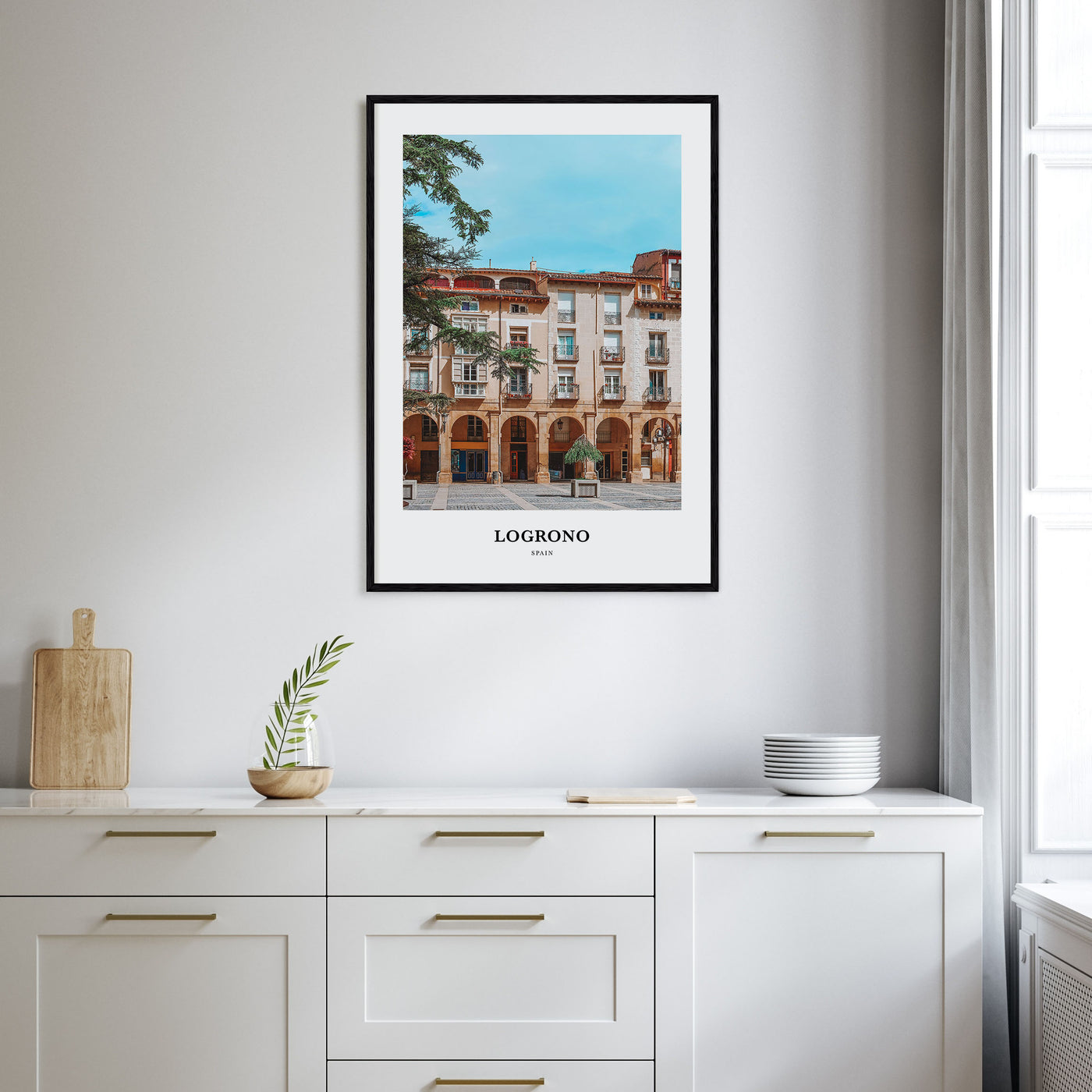 Logroño Portrait Color Poster