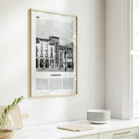 Logrono Print Black and White, Logrono Wall Art, Logrono Poster, Logrono Photo, Logrono Wall Décor, Logrono Map, Spain