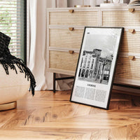 Logrono Print Black and White, Logrono Wall Art, Logrono Poster, Logrono Photo, Logrono Wall Décor, Logrono Map, Spain