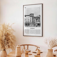 Logrono Print Black and White, Logrono Wall Art, Logrono Poster, Logrono Photo, Logrono Wall Décor, Logrono Map, Spain
