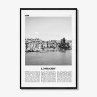 Lombardy Print Black and White, Lombardy Wall Art, Lombardy Poster, Lombardy Photo, Lombardy Wall Decor, Italy, italia, Lombardia, Milan